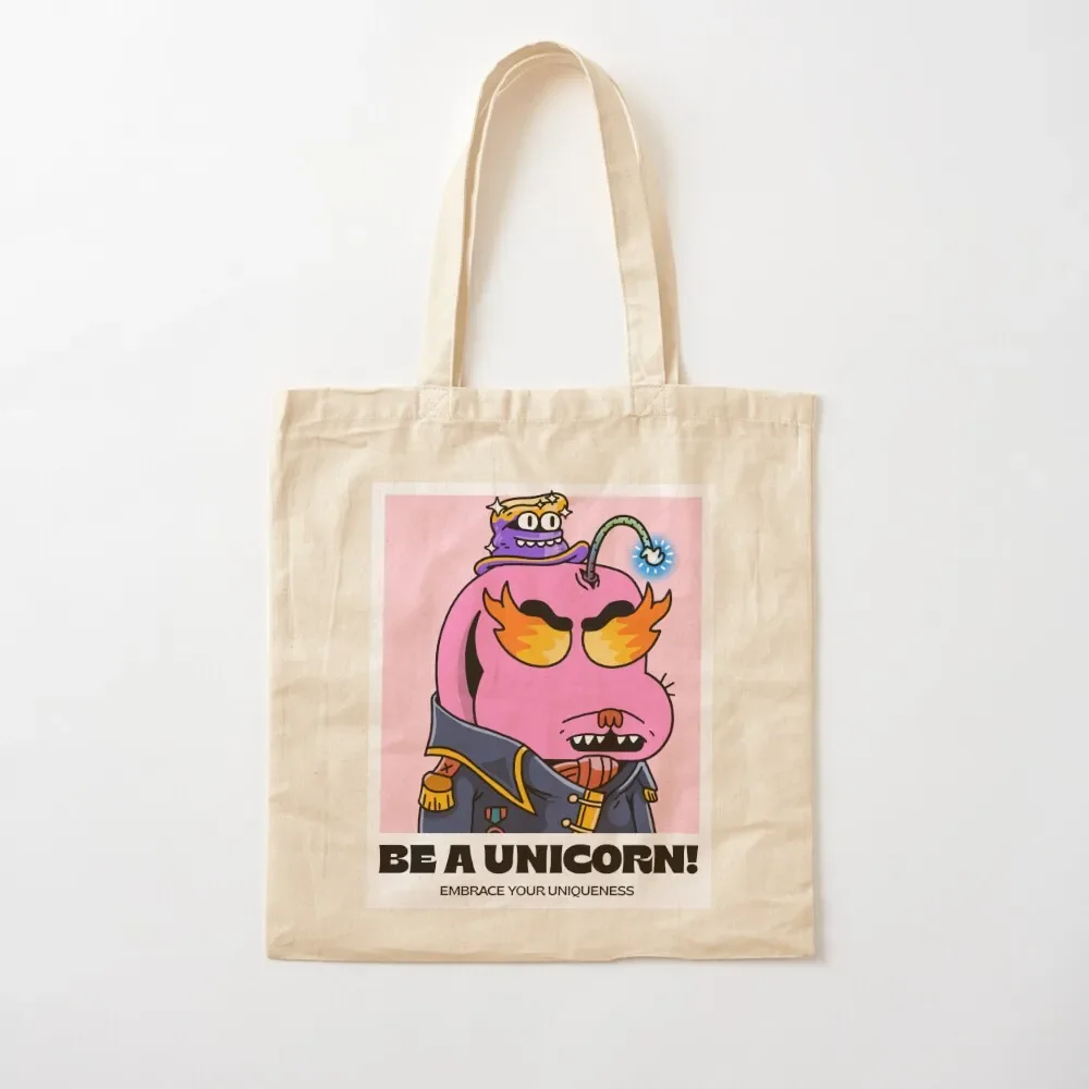 Bądź jednorożcem! embrace your uniqueness v7 Tote Bag Torby wielokrotnego użytku Torby damskie torby na zakupy torba na ramię kobieta