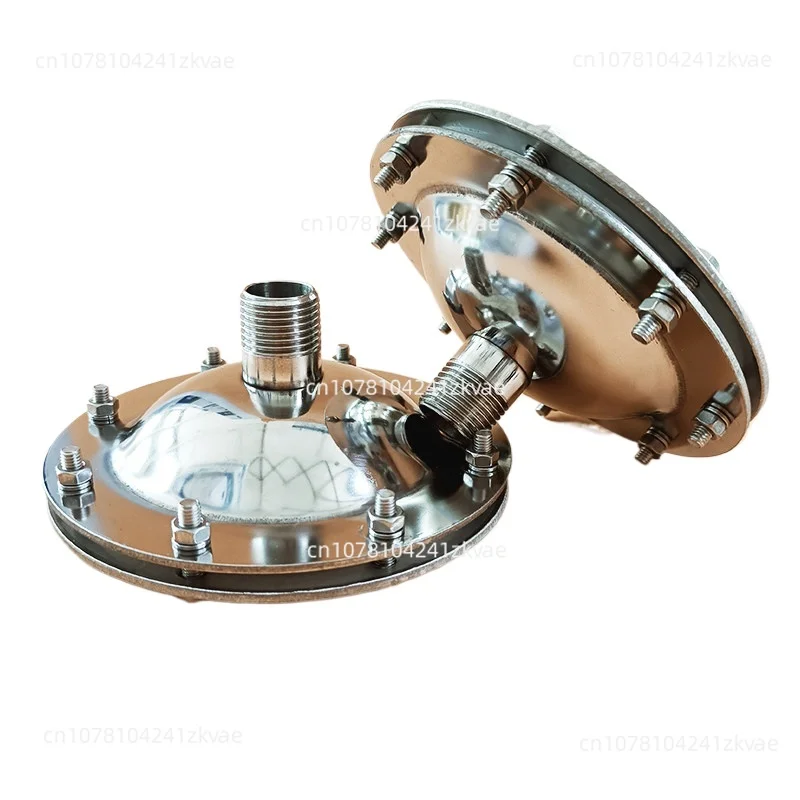 Stainless steel outer wire interface microporous spherical flat titanium alloy aeration head aerator corrosion resistant ozone