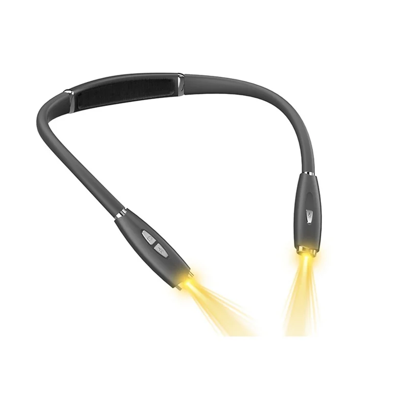 Lampada da lettura HLZS-Collo Luci da collo flessibili Lampada da lettura Illuminazione da libro ricaricabile USB portatile