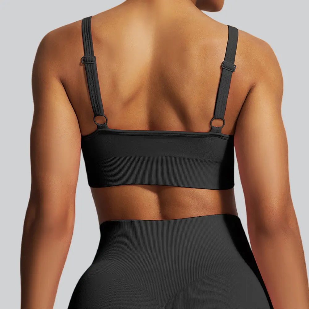 سلس اليوغا الصدرية النساء للصدمات حزام قابل للتعديل رياضة حمالات الصدر ملابس داخلية رياضية الصالة الرياضية تجريب اللياقة البدنية رفع سترة رياضية اليوغا