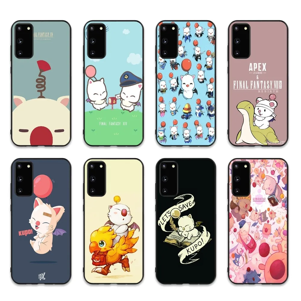 Game F-Final Fantasy Moogle Phone Case For Samsung S 9 10 20 21 22 23 30 23 24 plus lite Ultra FE S10lite Fundas