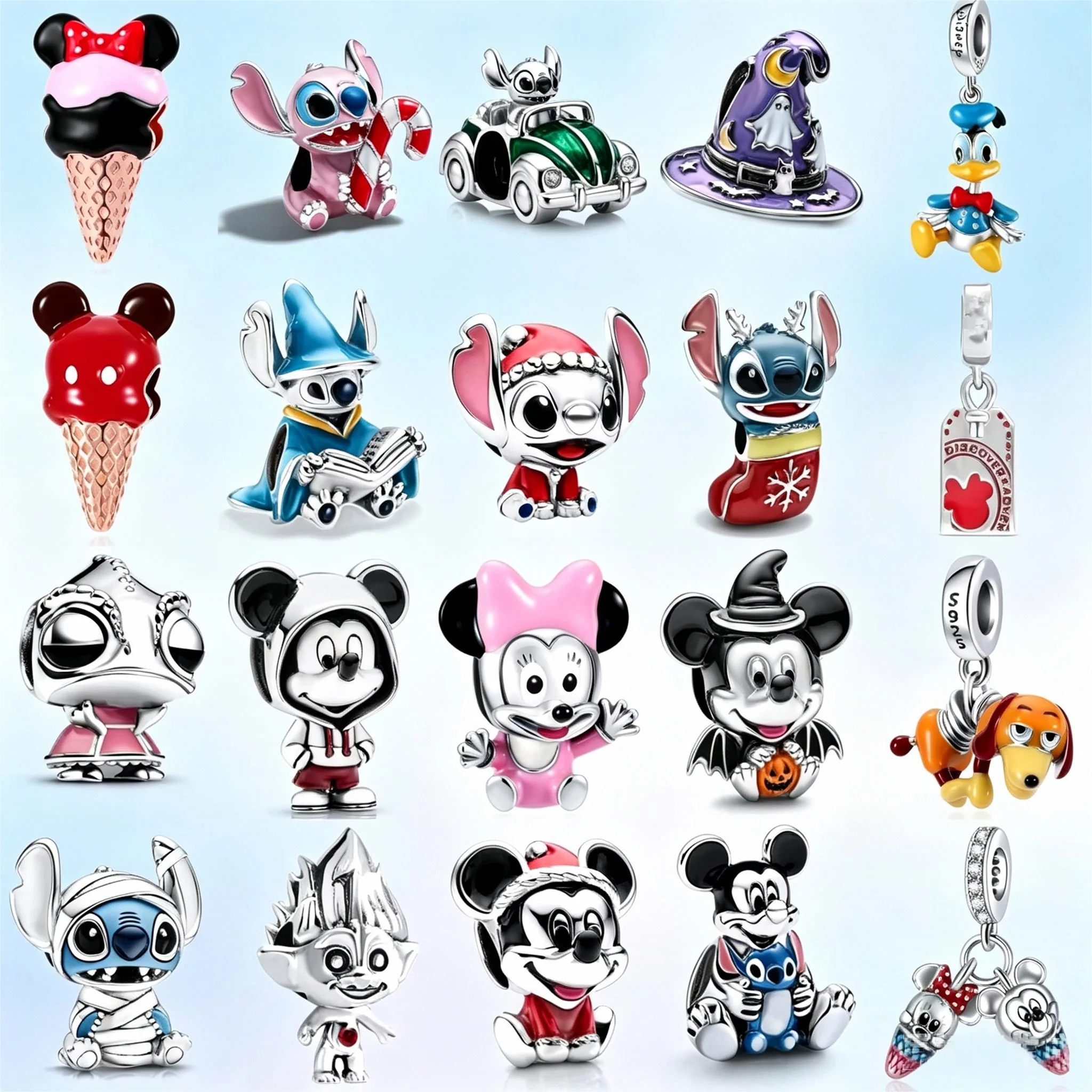 S925 Silver 2026  Hat Magic Hat Ice Cream Charms Beads Fit Original Bracelet DIY Jewelry Accessories Women Gift