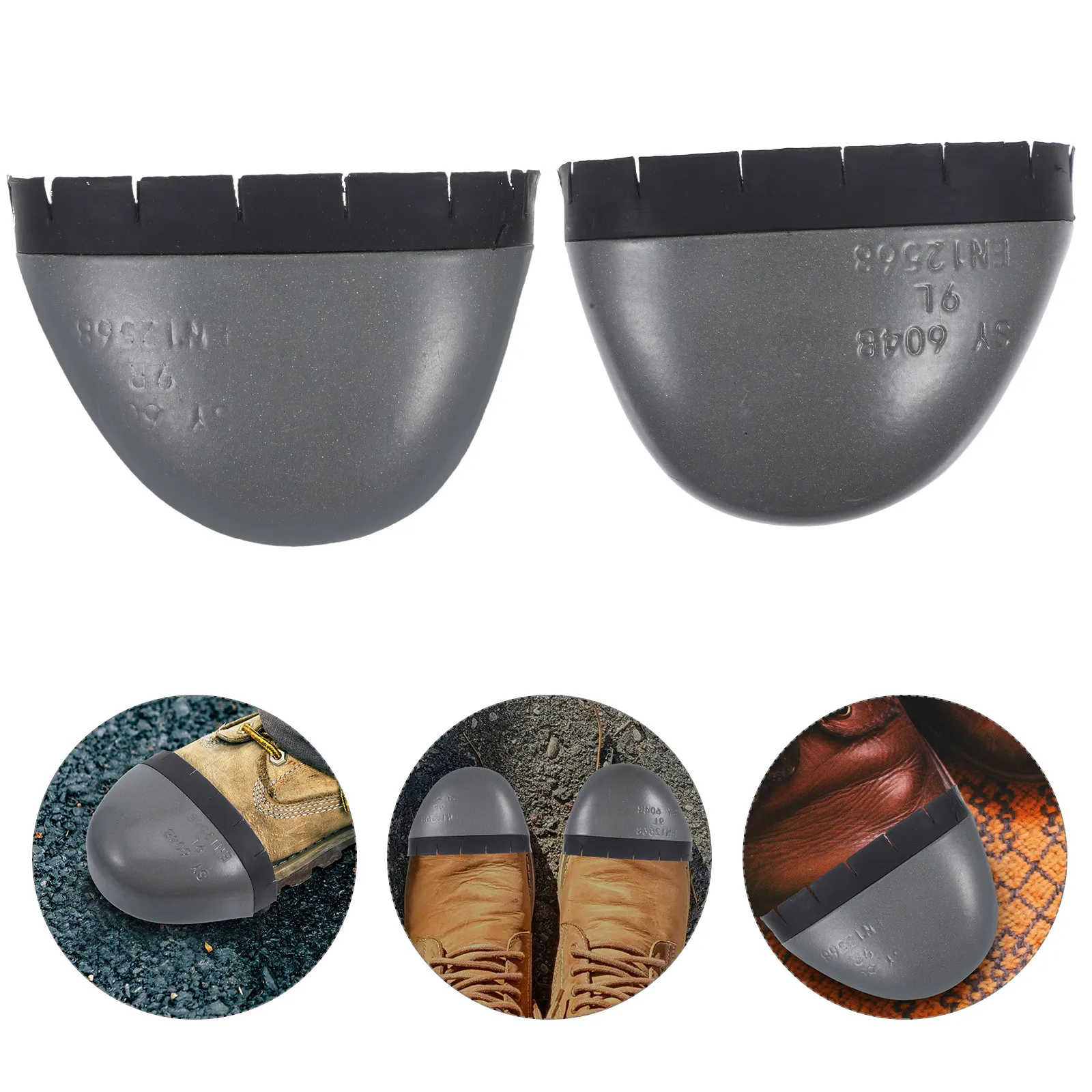 

4pcs Metal For Shoes Boots Anti- Puncture-Proof Safety Shoe Accessories Manganese Steel Rubber