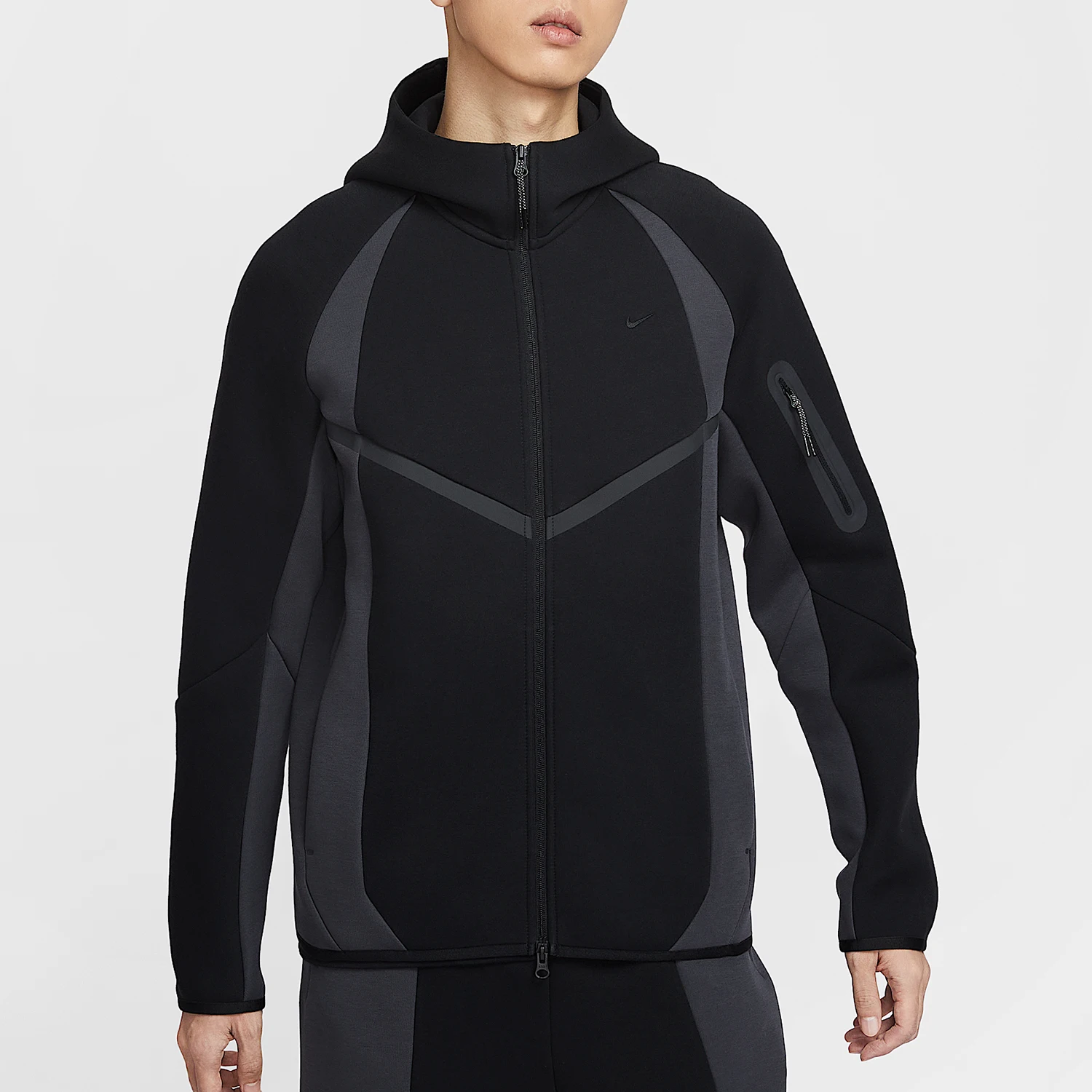 Nike genuine Tech Windrunner men's hooded patchwork jacket IF1326-010