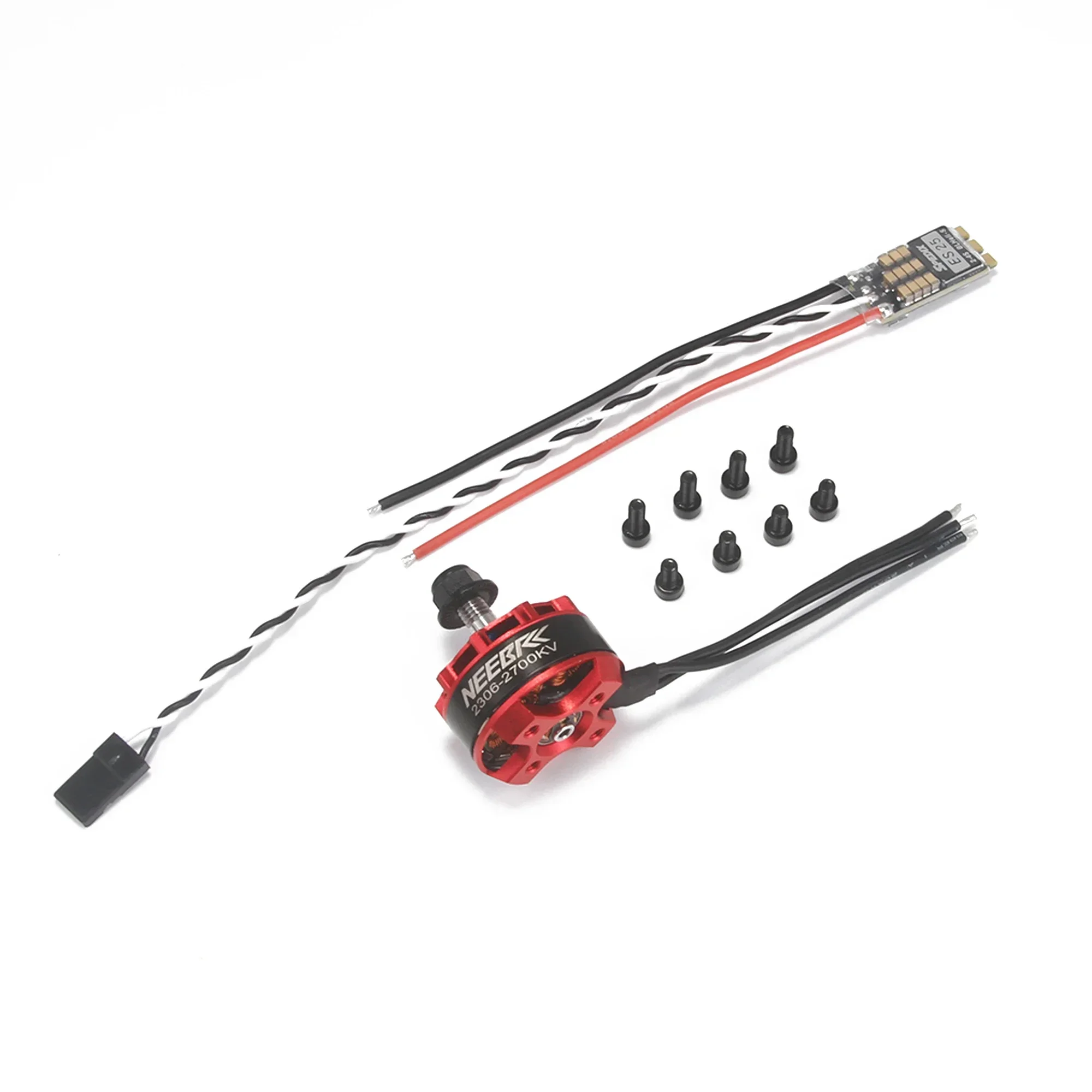 4PCS 2306 Brushless Motor CW/CCW W ES25 25A Multirotors Blheli_S ESC for FPV Drone QAV250 Eachine Wizard X220 280 RC Plane Parts