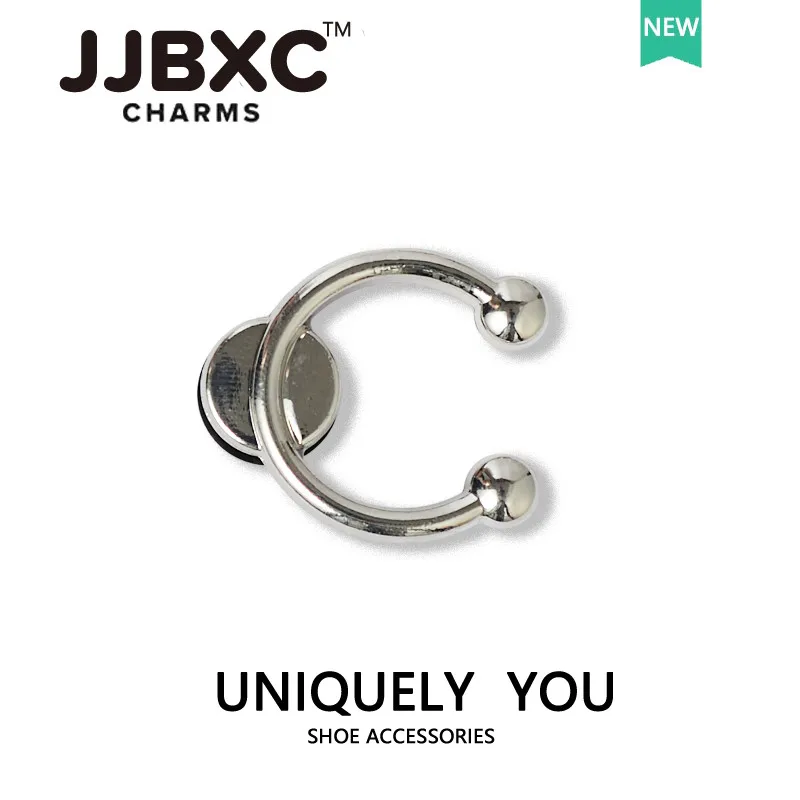 إكسسوارات الأحذية المعدنية JJBXC سحرية مصنوعة من خليط الآيس كريم والشفاه الحمراء على شكل قلب الحب لتقوم بها بنفسك أحذية عصرية زينة مناسبة للأحذية المتقاطعة