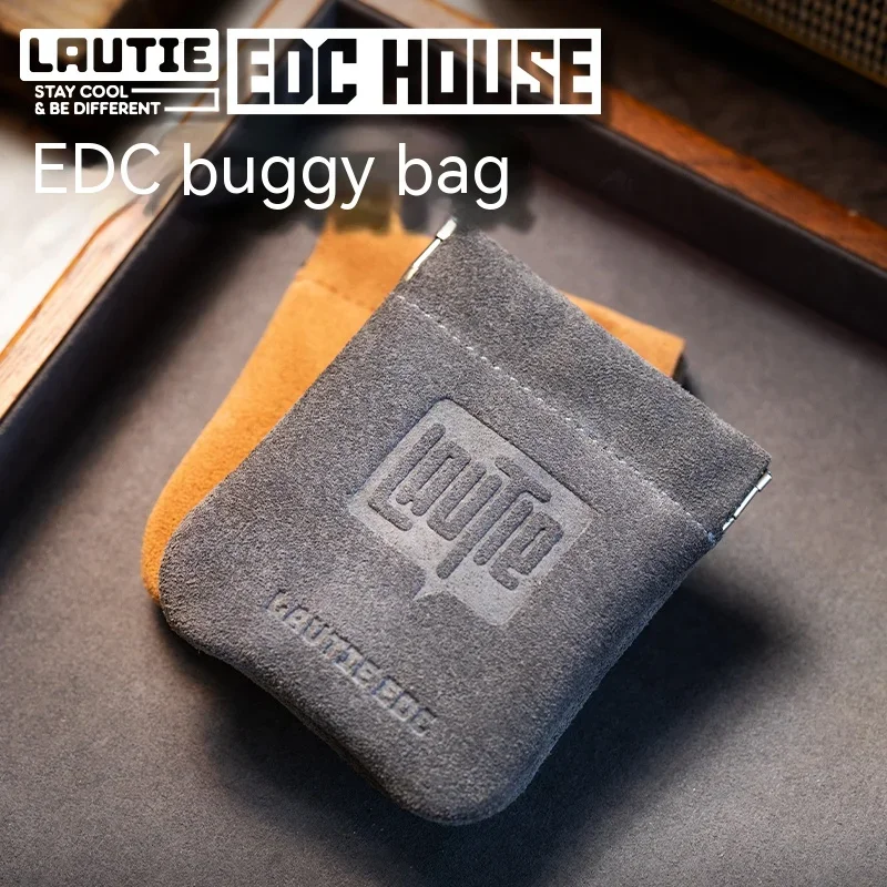 Lautie edc Stress abbau Spielzeug Lautie Zappeln Spinner Push Ei Schmuck schwarz Technologie Spielzeug Lautie tragbare Aufbewahrung tasche