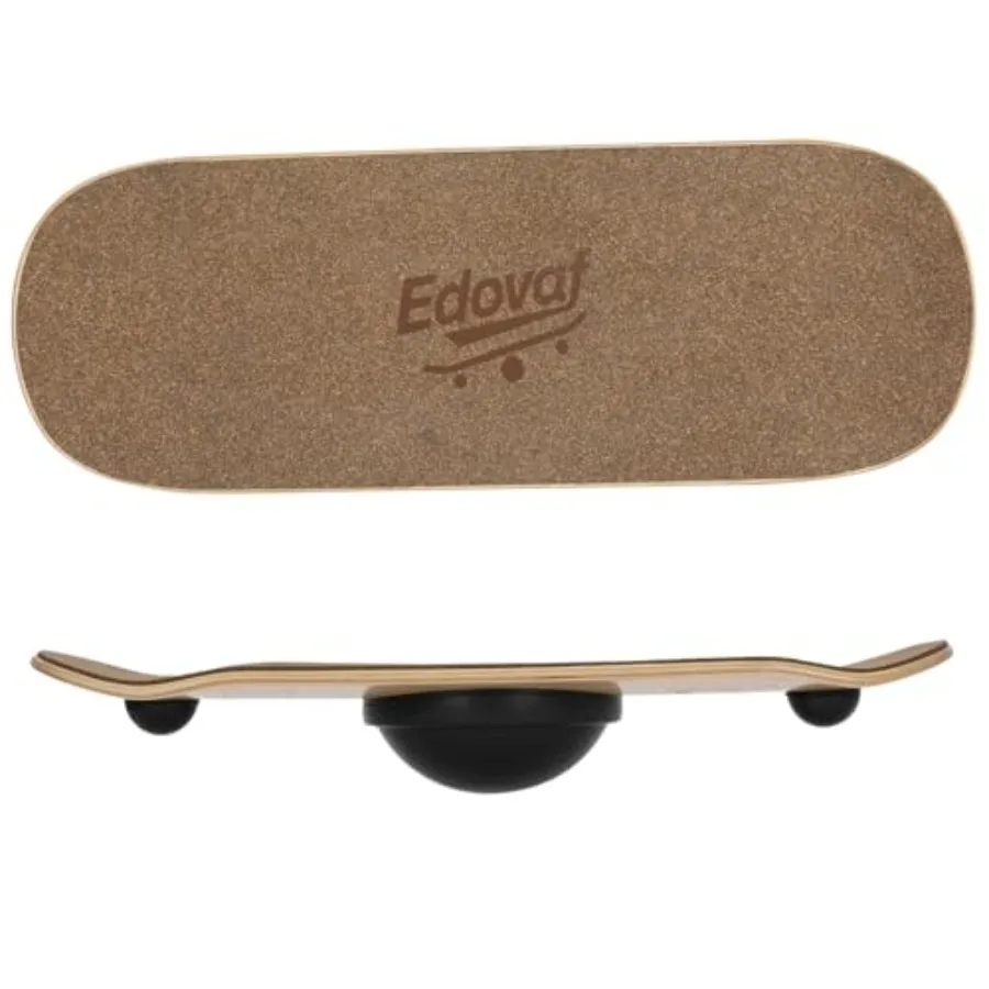 

Wooden Balance Board for Adults Indoor Outdoor Use Core Strength Trainer Portable Standing Desk Exercise Fitness Equipment Ligh