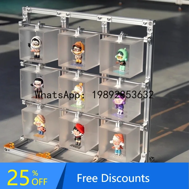 

LYY Figure Display Box Transparent Blind Display Box Doll Figure Storage Blind Storage Display Stand