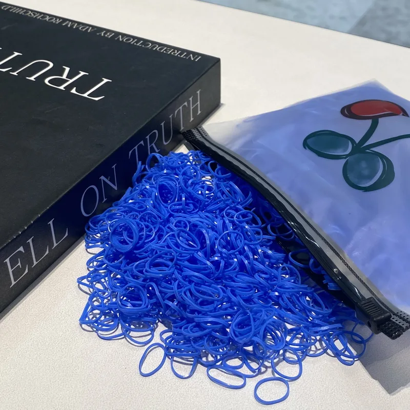 2000 Stück Einweg gummibänder Baby Haar elastische haargummi mädchen Pferdes chwanz Haar gummi Kinder Haarschmuck – Detail 17