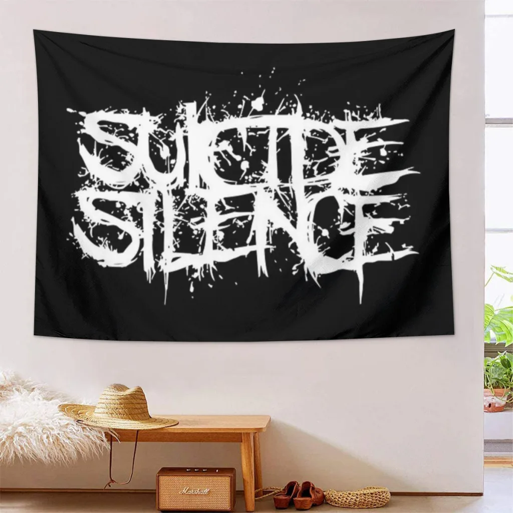 Suicide Silence Printed Tapestry,Decorative Tapestry Suitable For Living Room And Bedroom Decoration