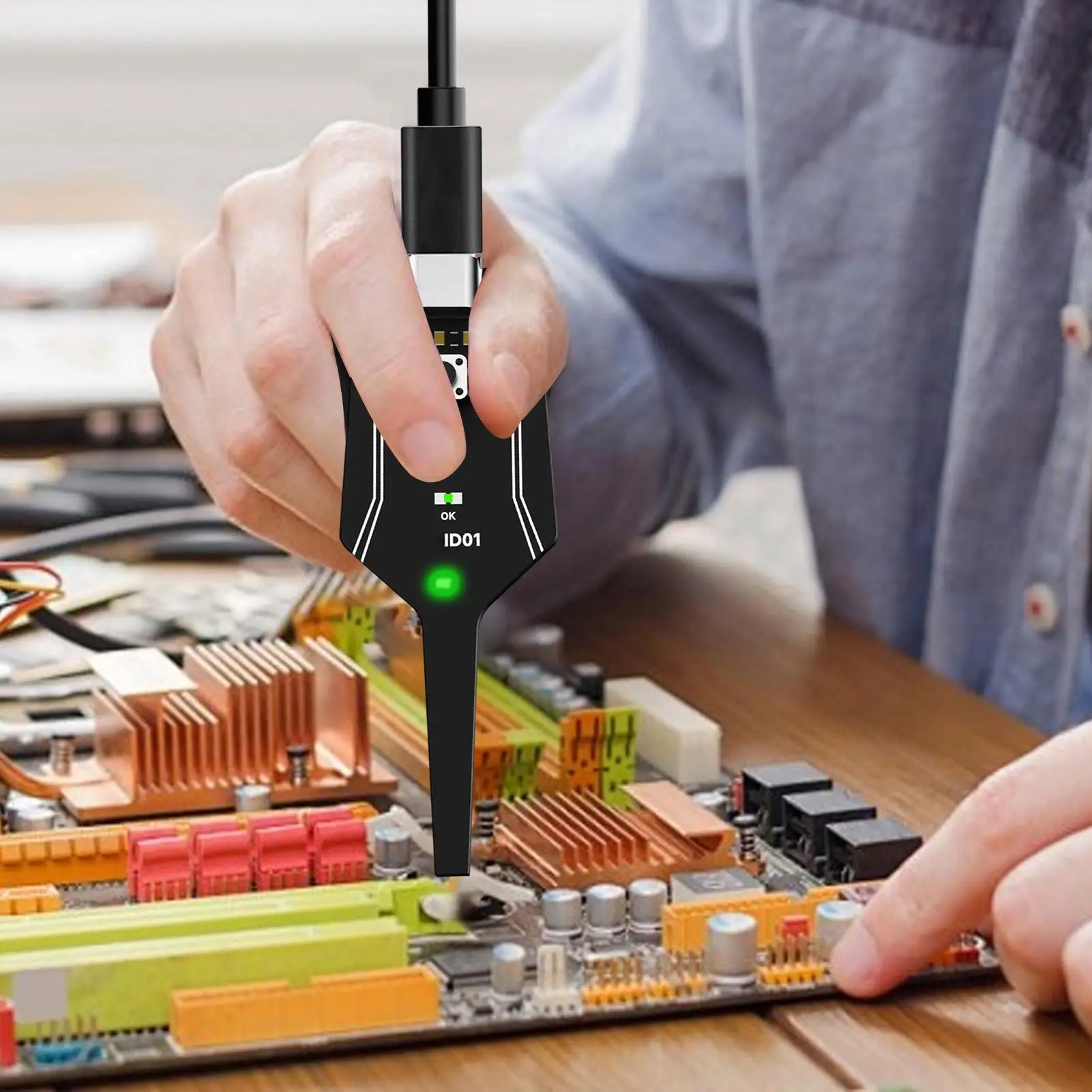 Portable Inductance Tester High Sensitivity Inductor Detector For Mobile Phone Repair, Car, Computer Circuit Board