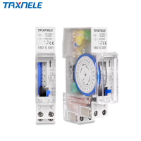 Mechanical 15 Minutes 24h Timer Digital Time Switch Relay SUL180a 16A 24 Hours Program Timer Analogue DIN Rail