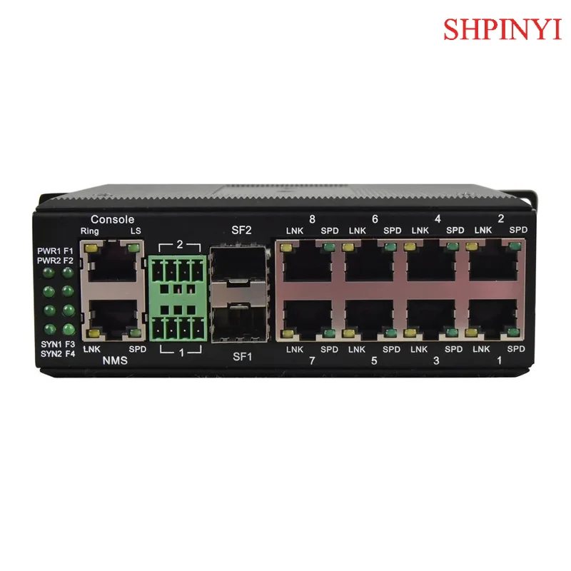 

Управляемые промышленные 8-портовые сетевые коммутаторы Poe на DIN-рейку Быстрые гигабитные Ethernet-коммутаторы с 2 гигабитыми портами SFP