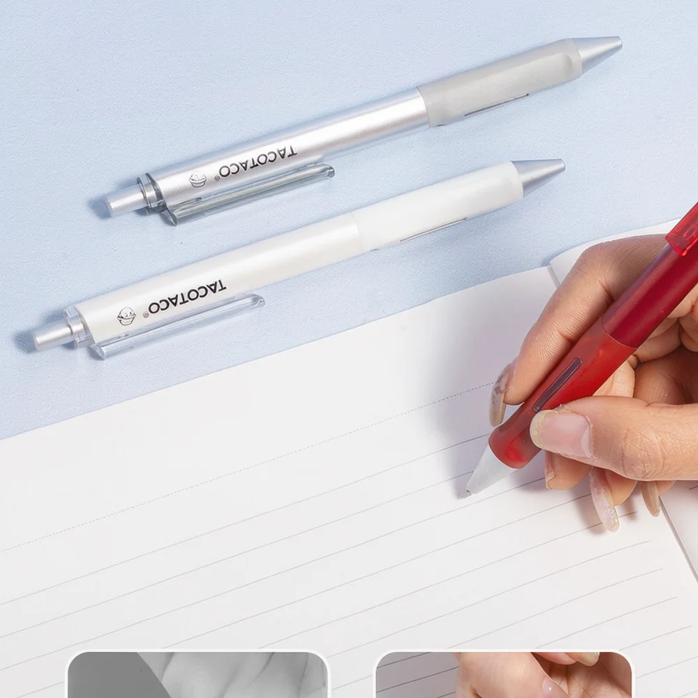 For For TacoTaco Gel Pen Professional Stationery Quiet Click Low Center Gravity Writing Tool Quick Dry Office Supplies