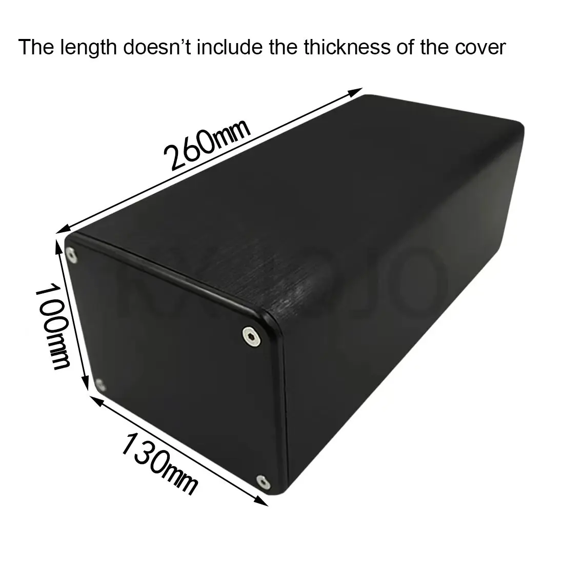 

All-Aluminum Alloy 130*100*260/320mm Integrated Case Amplifier Front Transformer Cover Square Pipe Profile