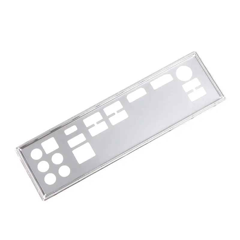 1PC IO I/O Shield Back Plate Stainless Steel Back Plate Blende Bracket For B450M Steel Legend, B450 Steel Legend