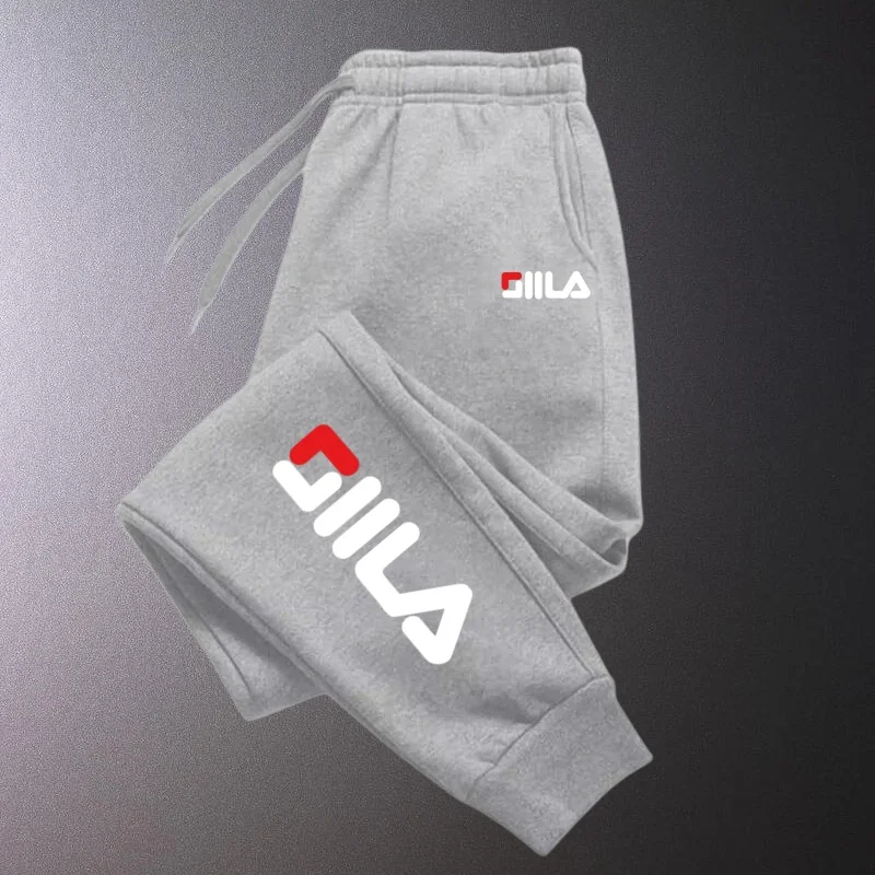 2026 Hot Sale Autumn Winter Men's Joggers Drawstring Casual Pants Fleece Sweatpants Workout Running Gym Fitness Sports Trousers