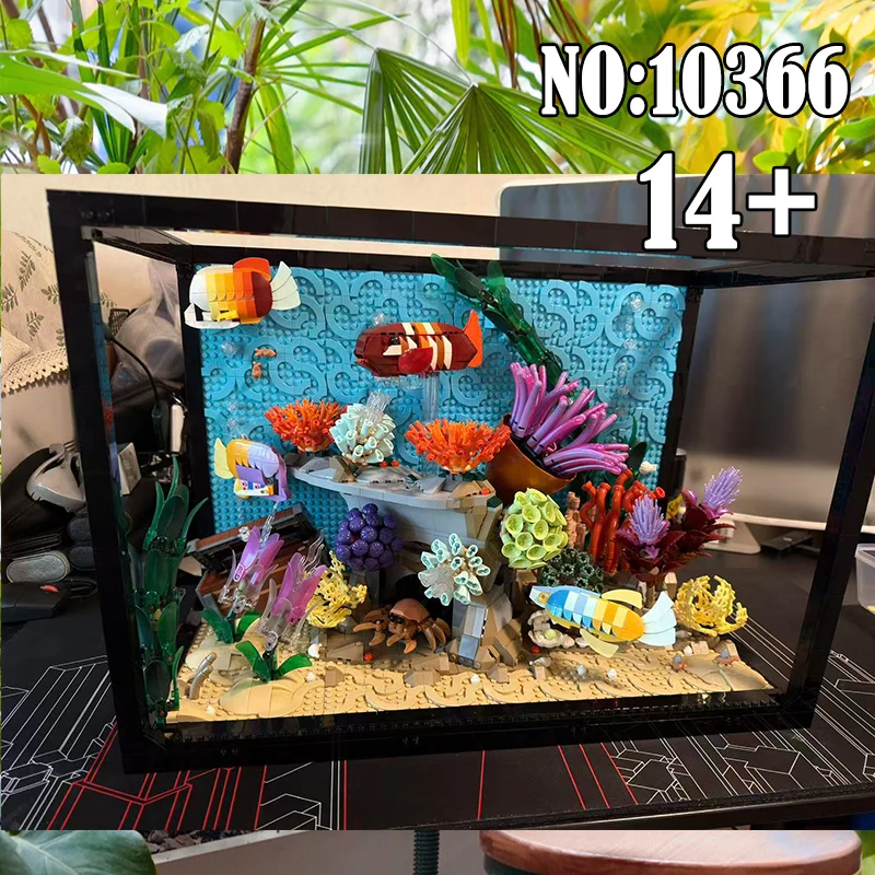 Aquarium Fish World - 4154 قطعة من مكعبات البناء الإبداعية