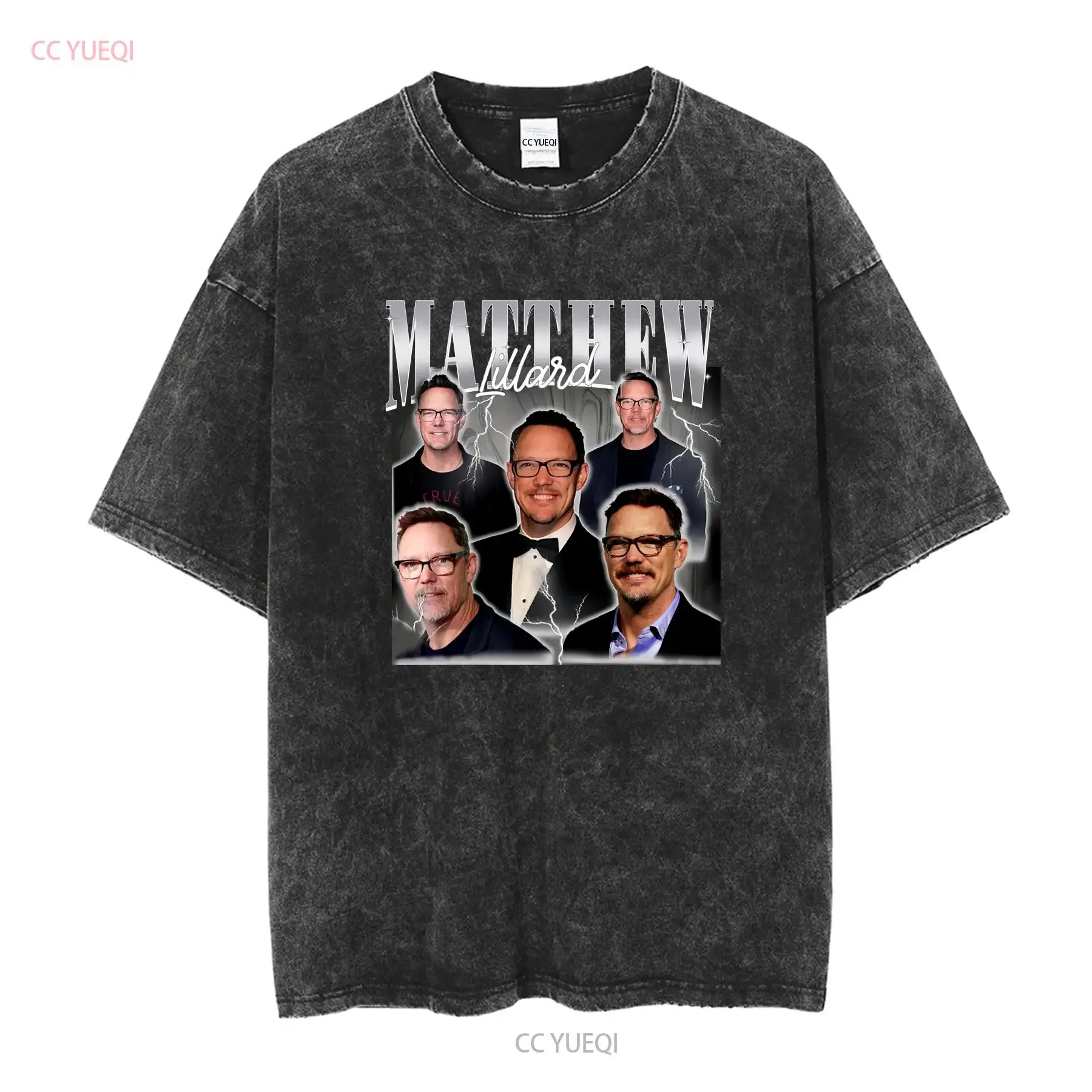 Matthew Lillard Vintage 90s T Shirt Actor Homage  vintage Washed streetwear Slightly Casual fashion homme Stylish Stretched