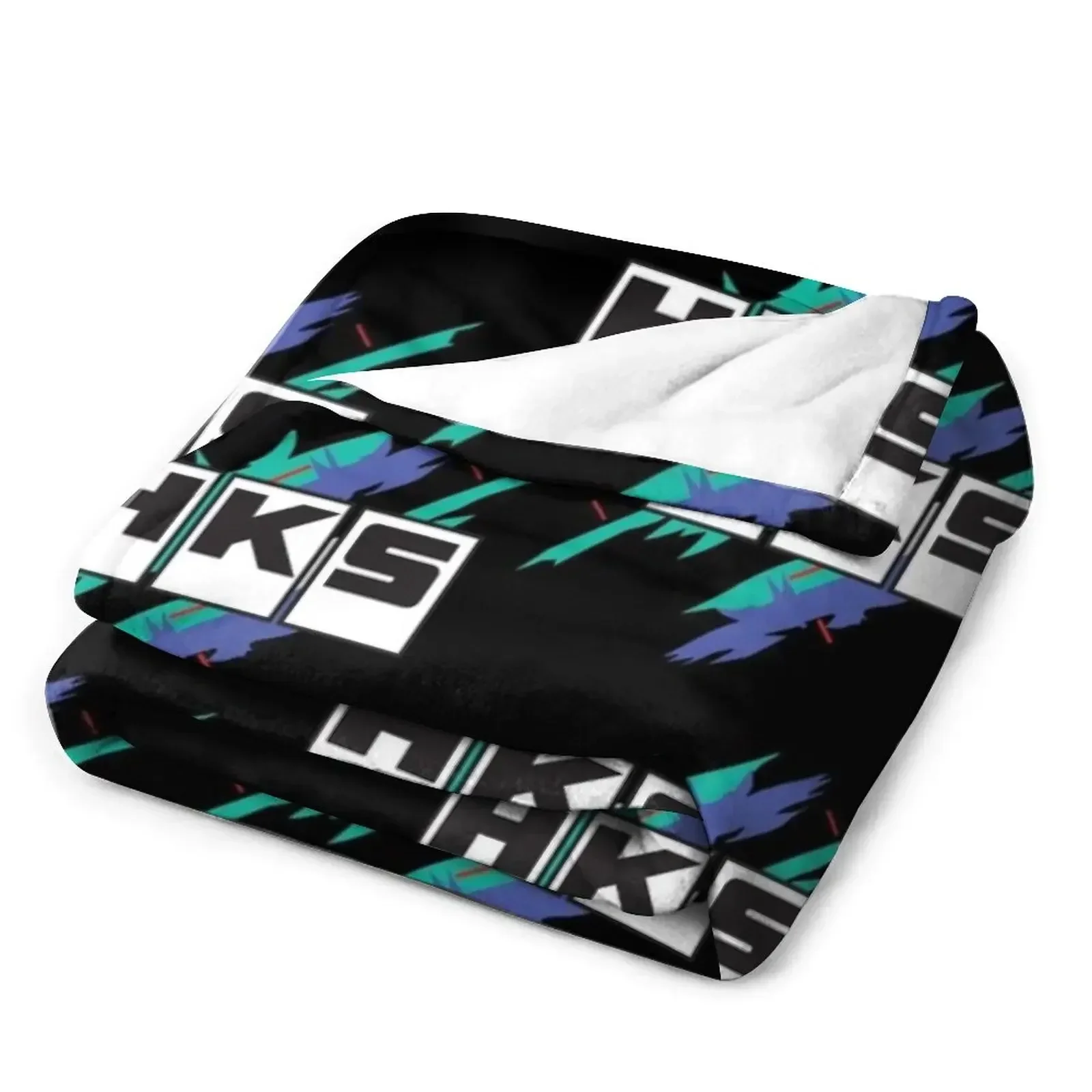 Vintage HKS Vaporwave Throw Blanket Decorative Beds Sleeping Bag Blankets