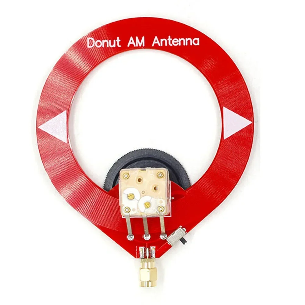 

Medium and Short Wave Donut Loop Antenna for Malahiteam For DSP2 Receiver Narrow Band High Impedance Antenna for HF Radio