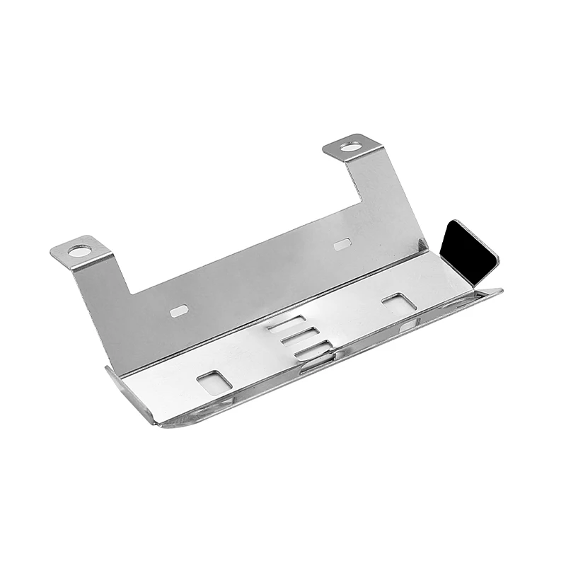 Aço inoxidável Chassis Armor Front Bumper, Protector Plate para WPL C14, C24, C24-1, 1/16 RC Car, Atualizar Peças, Acessórios
