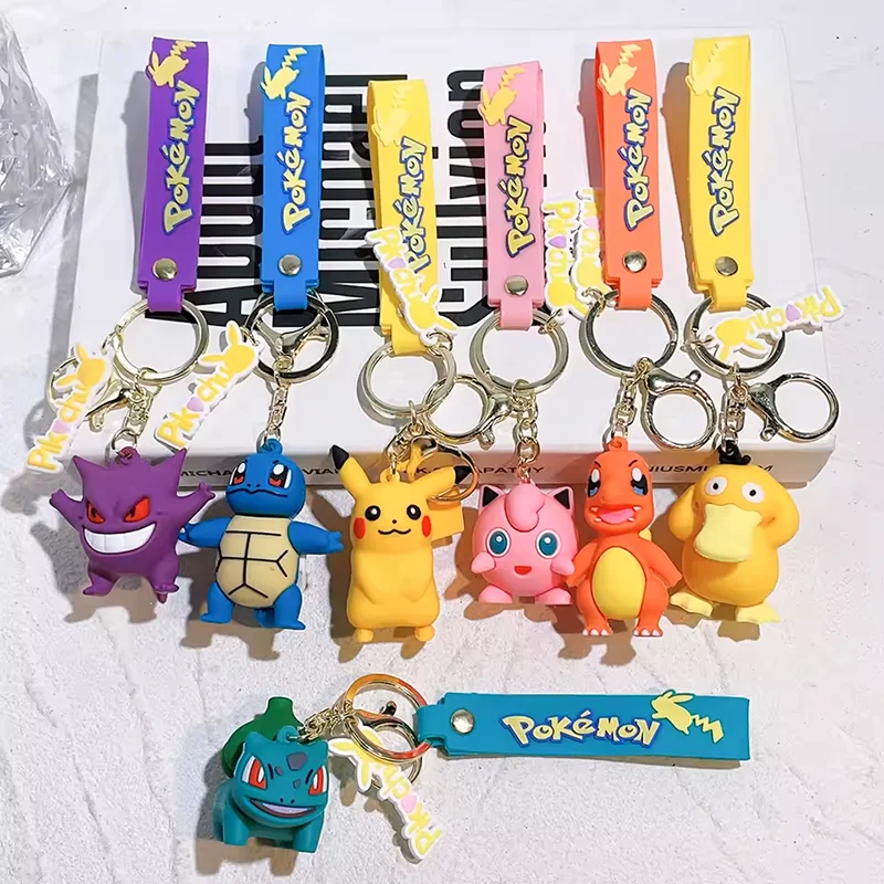 

Pokémon Pikachu Character Keychain, Car Keychain, Gift for Friends, Family, Festival Commemoration, Exquisite Small Gift