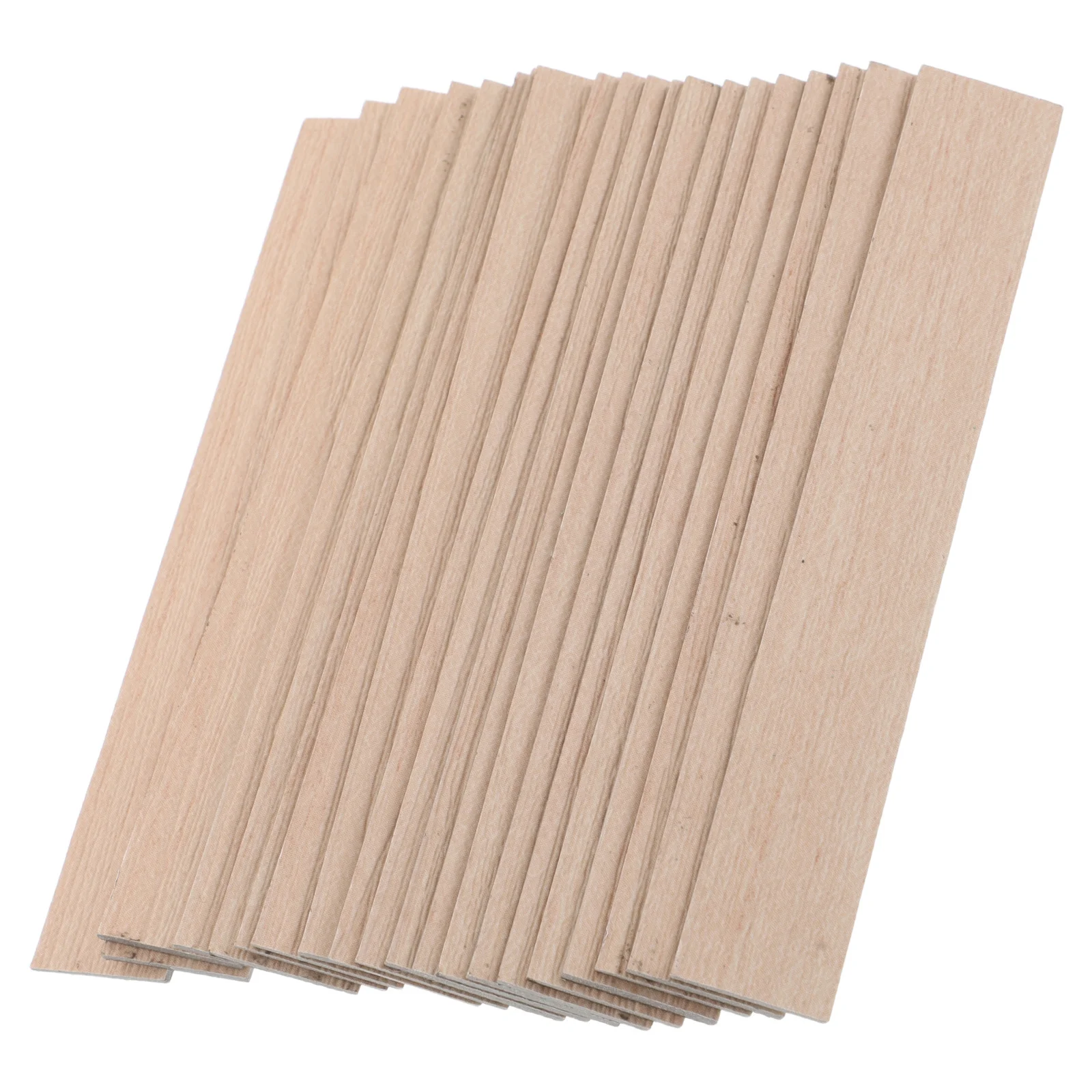 

40 Pcs Mini Collage Floor Dollhouse Wood Wooden Floorboard Dolly for Crafts Tiles Peel and Stick Flooring Floorboards