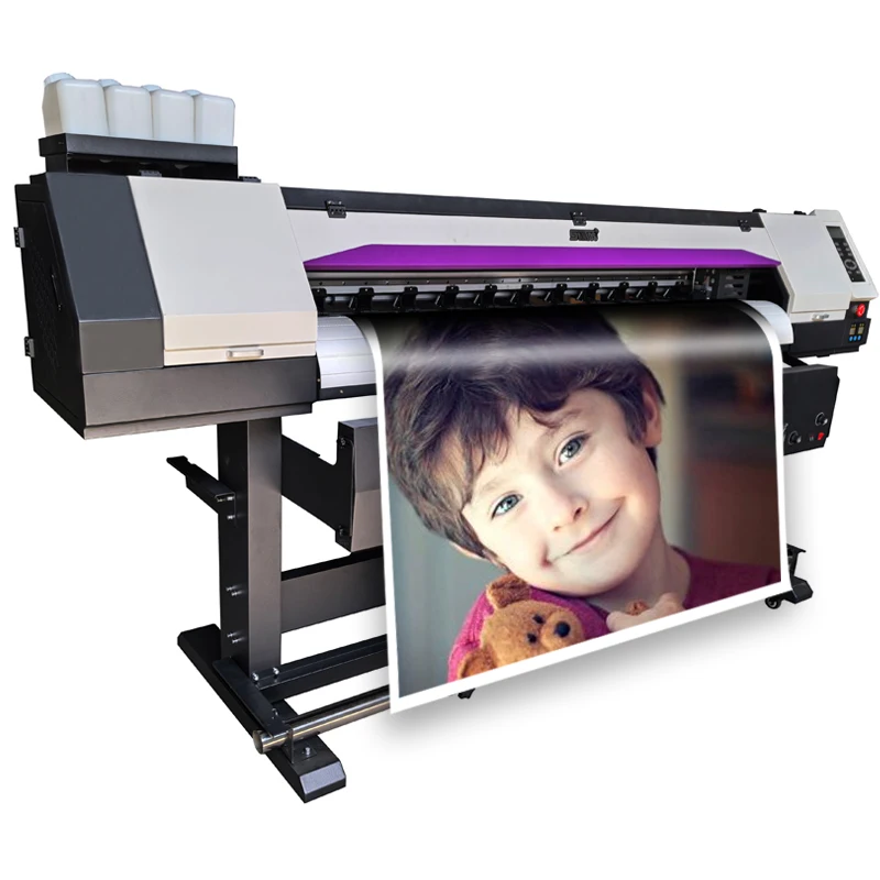 UV roll to roll large format printer 1.8m 1.6m flex banner car stickers eco solvent printing machine