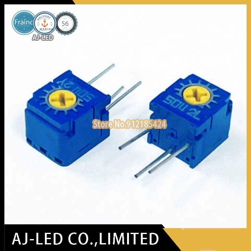 

50pcs/lot CT-6ES102 1K/1M/200R/2K/200K/500R/5K