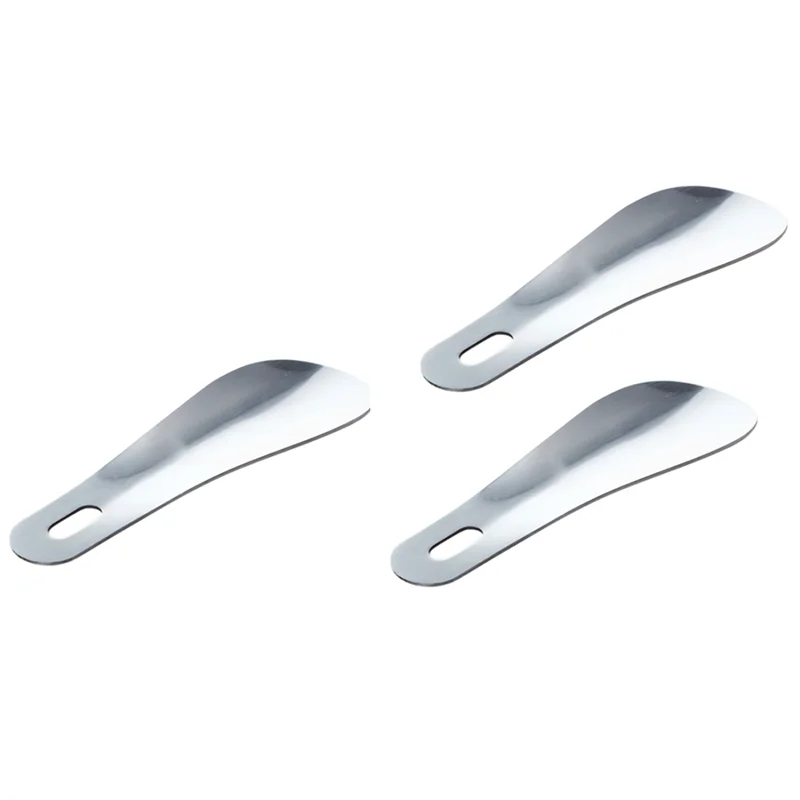 

ABUM-3X 10Cm 4 Inch Professional Stainless Steel Metal Shoe Horn Long Shoespoon