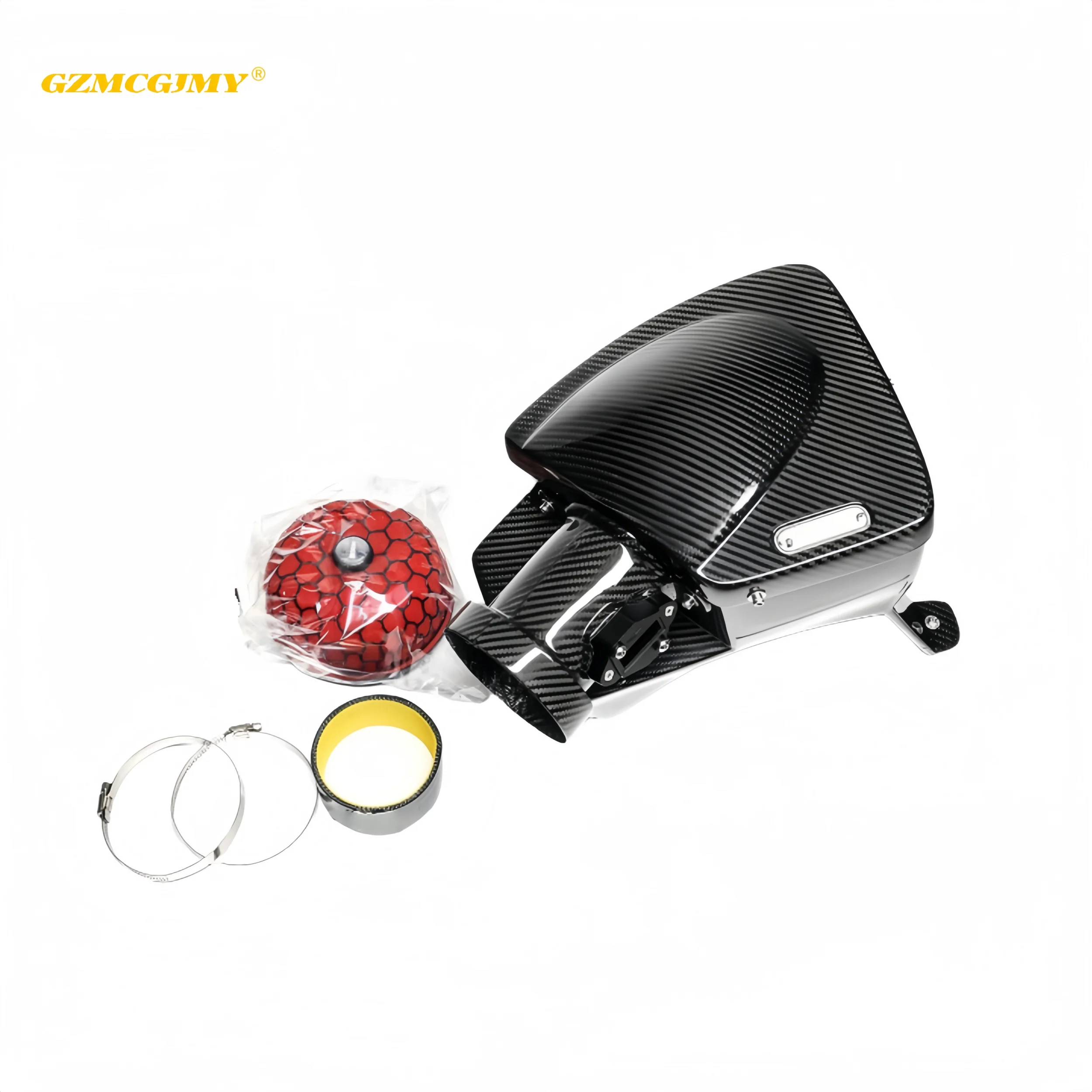 المزيد من أدوات مدخل الهواء من ألياف الكربون الجافة الحقيقية لبويك ريجال/لاكروس 1.5T 2.0T GTR نظام السحب البارد المنوع