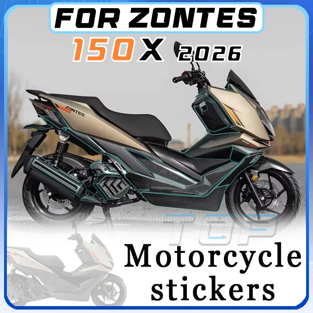 

For 2026 ZONTES 150X motorcycle stickers for 150 150 X x 150 x X 150 thickened anti-wear