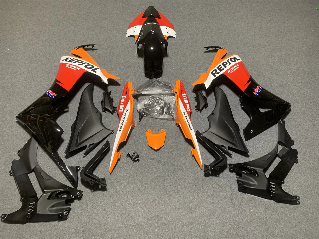 CBR500 RR 14 13 Motorcycle Fairing CBR500R 2013 - 2014 repsol Plastic Fairings for Honda CBR500R 14 13 Fairing Kits