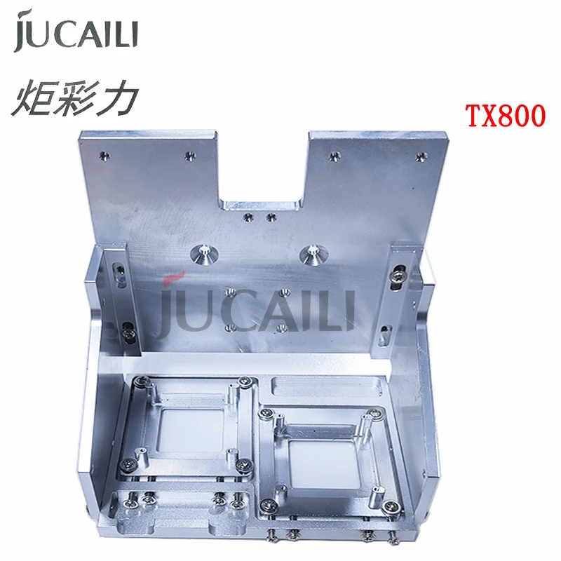 

JCL TX800 Carriage Plate for Epson TX800 Printhead Holder Stainless Steel Bracket Double Head Eco Solvent Printer