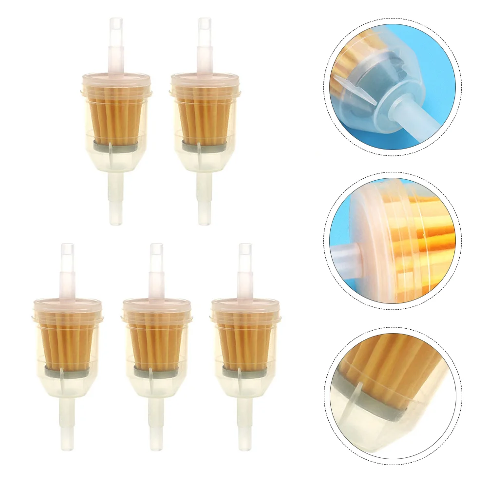 

5 Pcs Fuel Filter Gasoline Motorbike Inline Filters Motorcycle Petrol SUV Universal Scooter