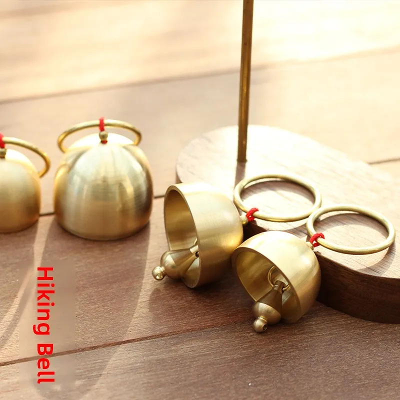 Campana de Sismo de Cobre Puro para Exteriores, Campana Decorativa de Bronce Amarillo para Cam, Cole de Cam...