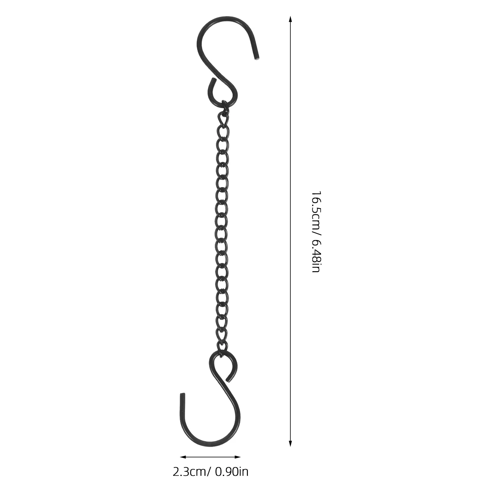 6Pcs Hanging Chain for Door Signs Metal Strong Indoor Outdoor Flowerpot Plant Hanging Basket Chain with Hooks Hang