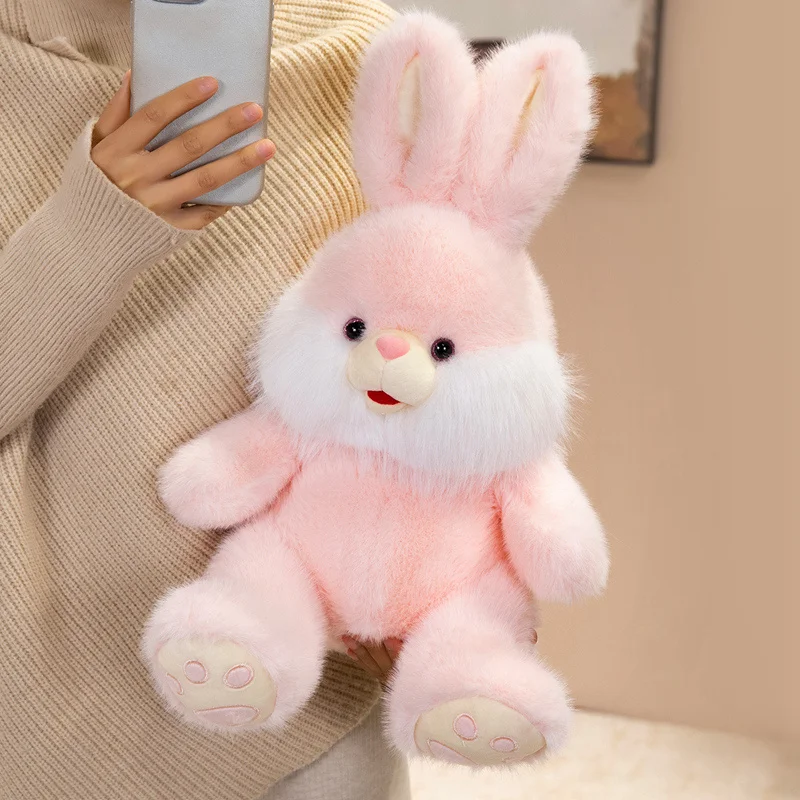 

Мягкая плюшевая игрушка-кролик 30-55 см, милый зайчик-подушка, очаровательный подарок для сна для детей