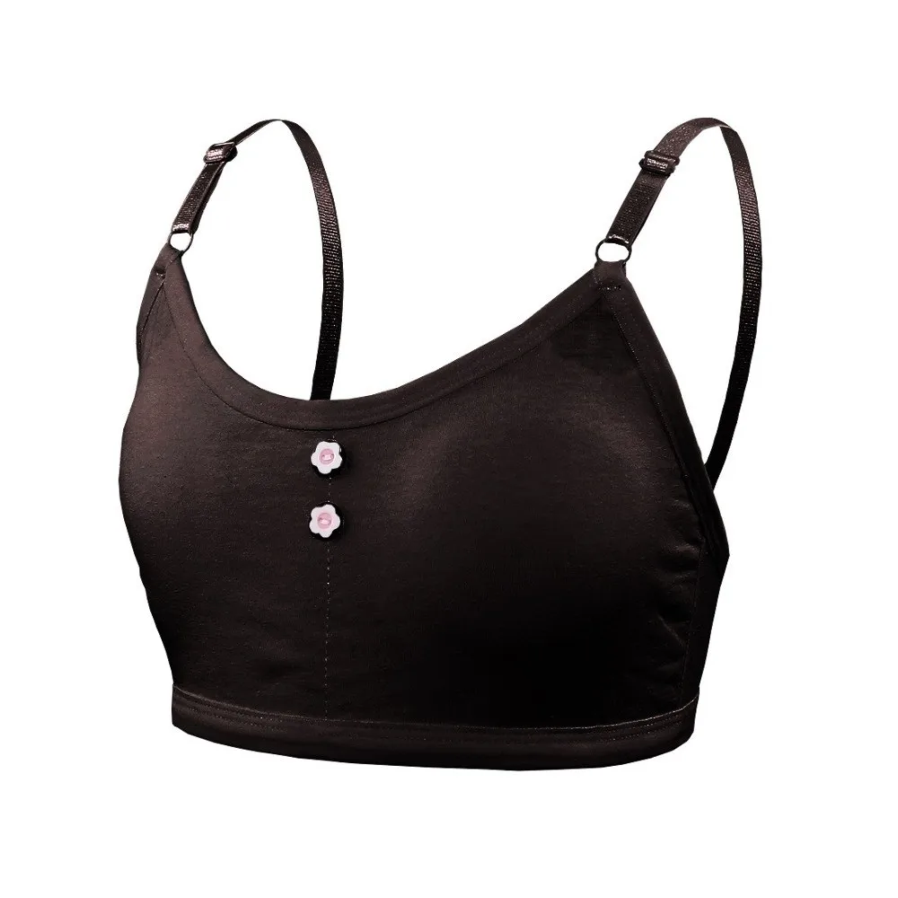 New Cotton Girls Training Bra With Chest Pad Breathable Girl Underwear Vest Casual Elastic Girl's Sport Bras