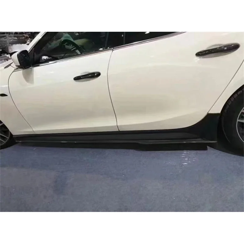

Real Carbon Fiber Side Skirts Spoiler Kit Fit 2013-2017