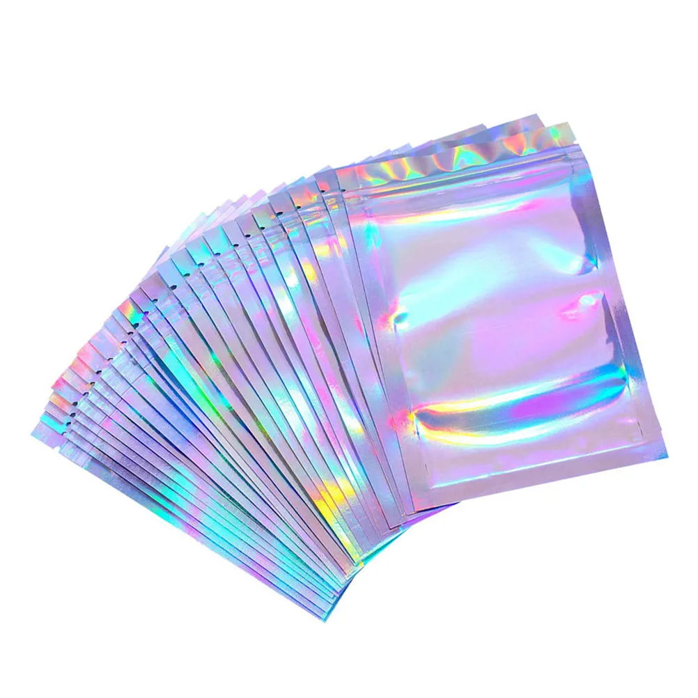 20Pcs 7.5x10cm Aluminizing Bags Single Sided Transparent Heavy Duty Durable for Earphones USB Cables Organizing Tools view 3