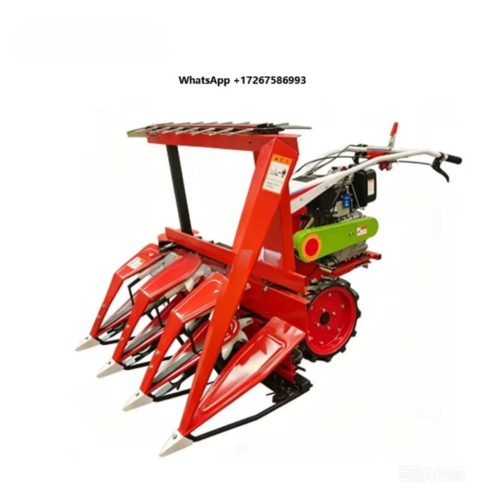 Wholesale Small Walking Harvester Machine  Optional Rice Wheat Sorghum Crop Reaper