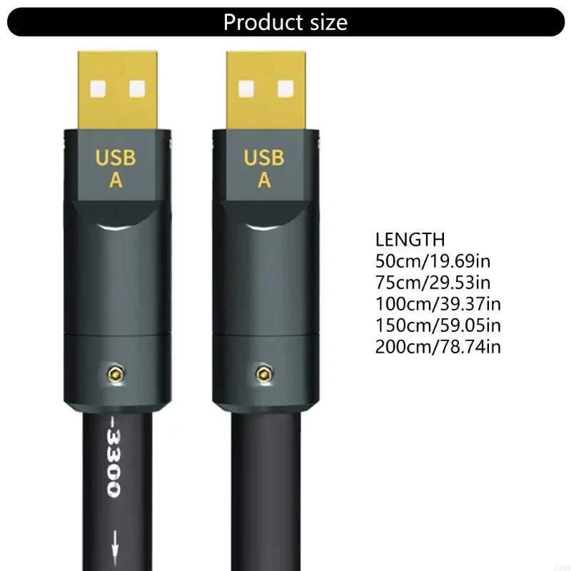 

6N монокристаллический медный USB A к качеству звука кабельного шнура.