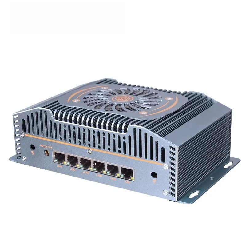 Zunsia 12th Gen IoT Gateway Firewall PC 6Lan Core I5 12450H I7 1260P DDR5 Network Security X86 Industrial Router Pfsense Mini PC