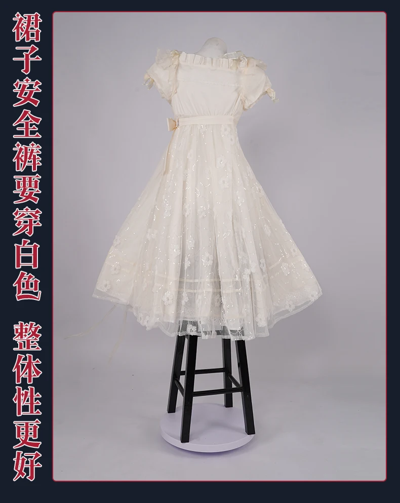 【Wetrose】In Stock Eurydice Cosplay Costume Little Girl Memory Identity V Gothic Bride Long Lace Dress Halloween Lolita