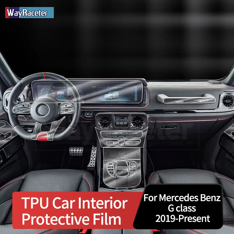 Self Healing Anti Scratch TPU Vinyl Interior Paint Protection Film For Mercedes Benz G Class W464 W463 G63 2019+ 2020 2022 2023