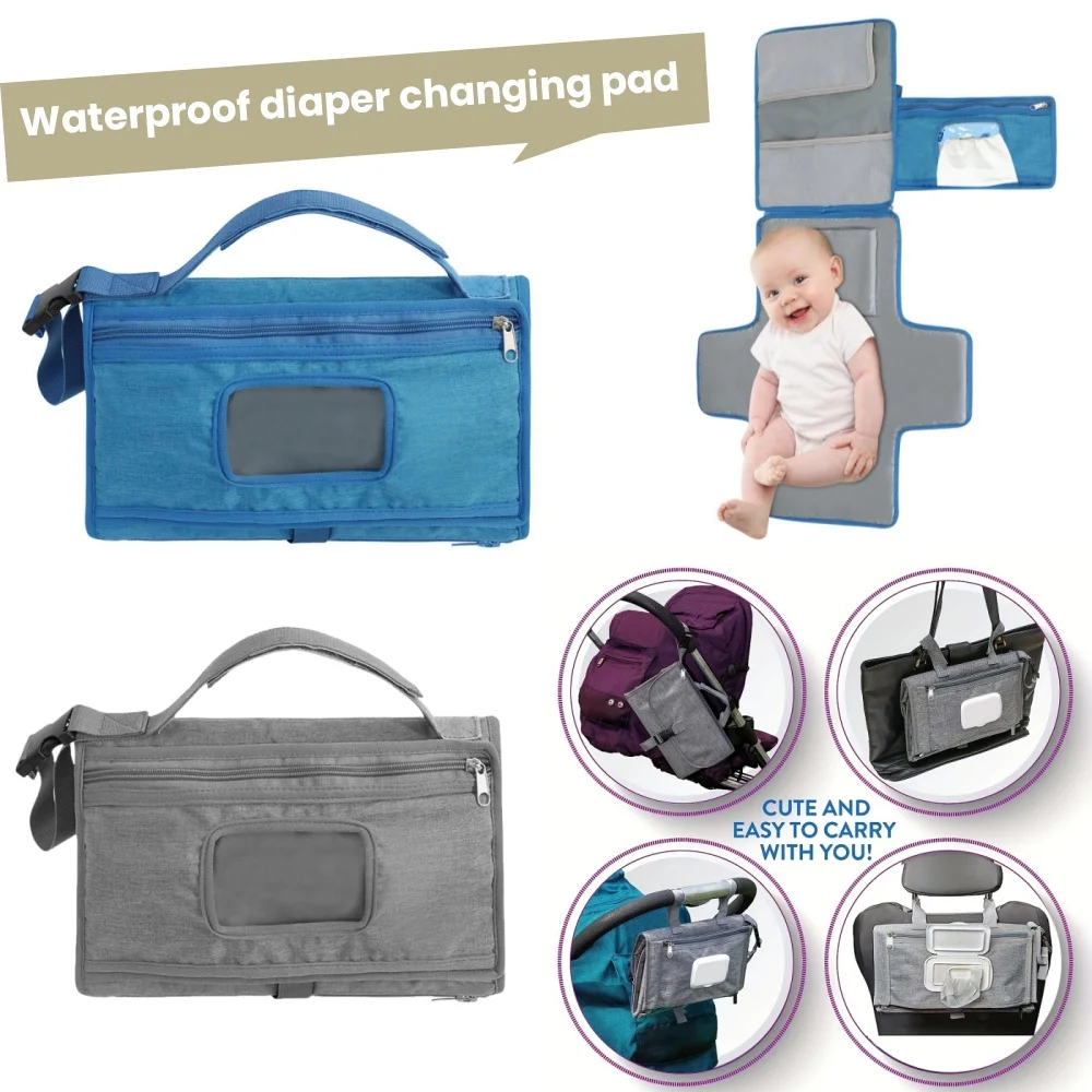 

Портативная сменная подушечка для подгузников, детская коляска, подвесная перегородка для мочи новорожденных, водонепроницаемая многофункциональная смена детских подгузников