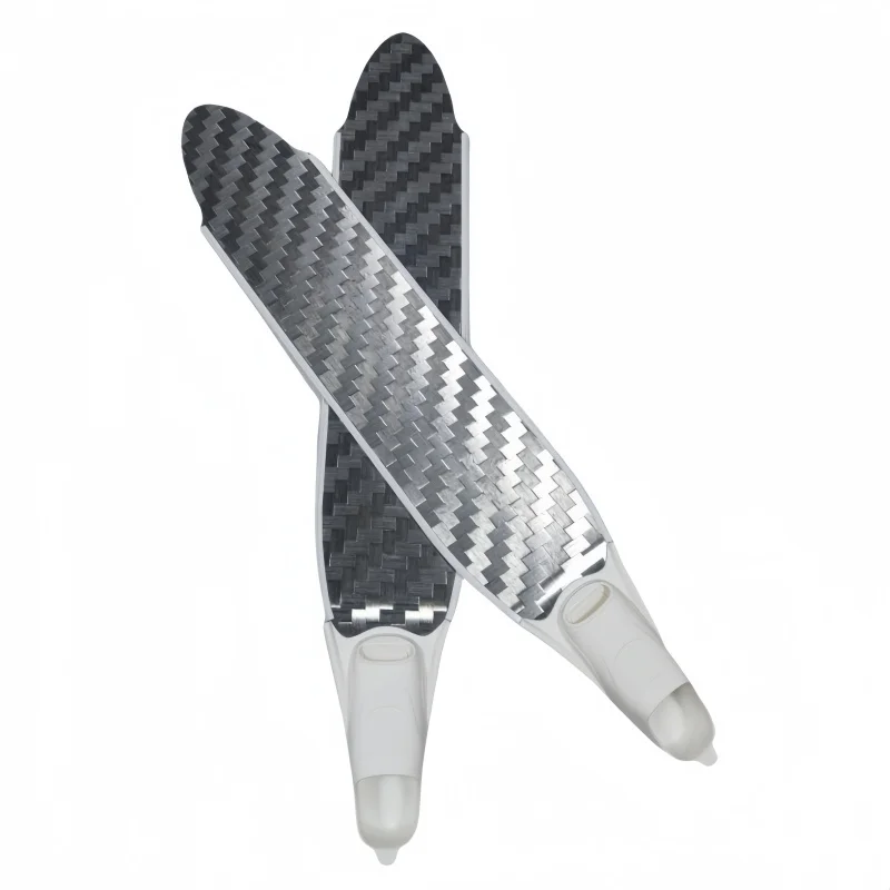 Freediving carbon fiber long fins; Adult diving fins made of high quality 12K carbon fiber blade with a length of 1 meter